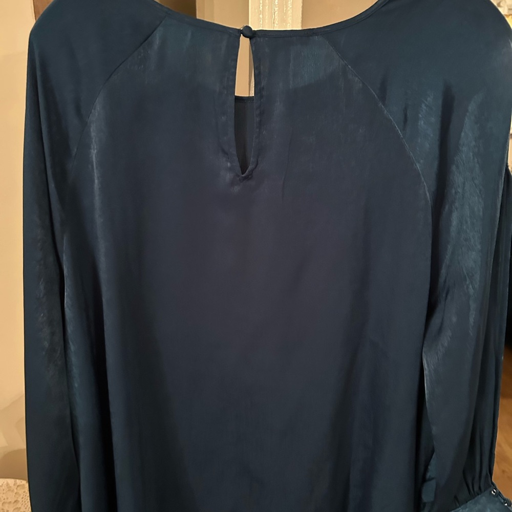 Maurices Deep Blue Blouse - Picture 2 of 6